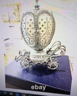 Imperial One Of A Kind 1989 Handmade Musical Faberge Egg Style, Excellent