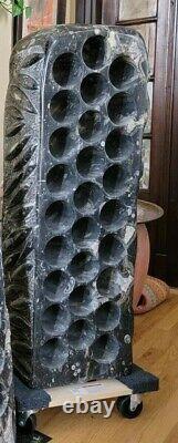 Incredible Orthoceras Wine Racks solid stone hand made one of a kind specimans