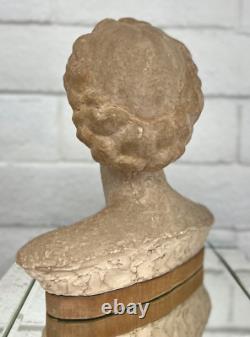 Ingrid Bergman Clay Sculpture by Sherman Sherry Peticolas 1952 Signed