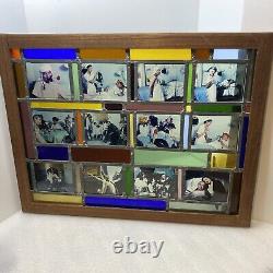 Jack Lemmon Owned Comedic Out-Takes From TRIBUTE Stained Glass ONE-OF-A-KIND