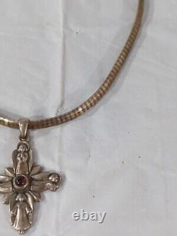 James Avery JIA Vintage Collectible Cross Necklace Sterling Silver One of a Kind