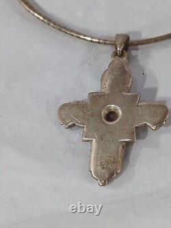 James Avery JIA Vintage Collectible Cross Necklace Sterling Silver One of a Kind