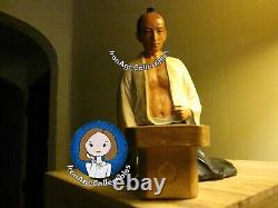 Japanese Ritual Suicide Clay Doll Seppuku Rare Subject One of a Kind Samurai