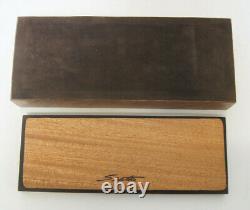 Jeff Seaton Wooden Dresser Trinket Box Exotic Woods Signed One of a Kind 13.0
