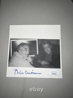 Jeffrey Epstein and Bill Clinton signed photo One-of-a-Kind JSA COA