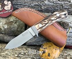 Jenkins Custom Fixed Blade with Leather Sheath Unused One Of A Kind