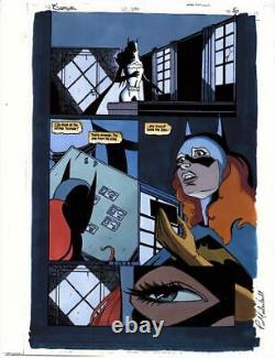 Jim Balent Batgirl Girlfrenzy #1 Original Color Art Page #16 One Of A Kind
