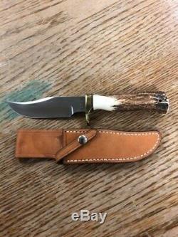 Jimmy Lile Custom Stag Knife (one of a kind) 5.5 Blade Perfect Condition