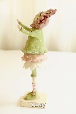 Joanna Bolton Papier Mache One of A Kind Collectable Flower Girl Figure