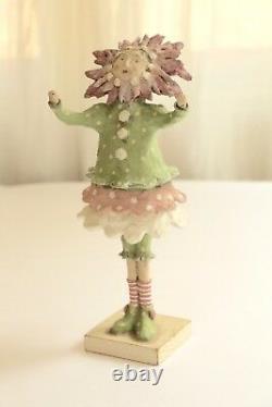 Joanna Bolton Papier Mache One of A Kind Collectable Flower Girl Figure