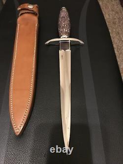 John Young Custom Arkansas Tooth Pick Knife-one-of-a-kind-loveless Inspired-mint