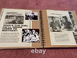 Johnny Crawford one of a kind scrapbook 102 pages