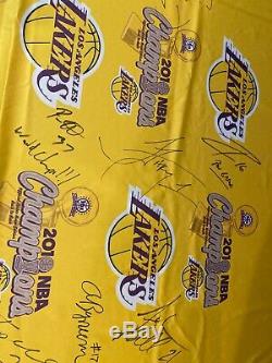 KOBE BRYANT Lakers 2010 Championship Banner In The Locker Room ONE OF A KIND