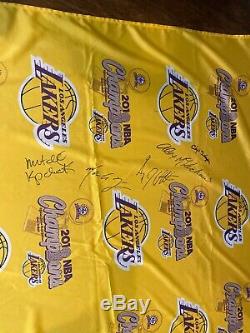 KOBE BRYANT Lakers 2010 Championship Banner In The Locker Room ONE OF A KIND