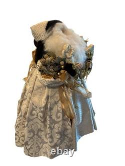 Kay Burkart 2009 Artisan Signed Father Christmas Santa One Of A Kind Huge 26