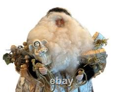 Kay Burkart 2009 Artisan Signed Father Christmas Santa One Of A Kind Huge 26
