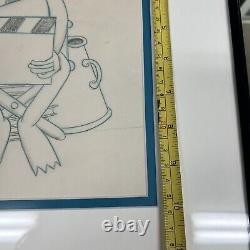Kermit The Frog In Directors Chair One Of A Kind Drawing JIm Henson Studios