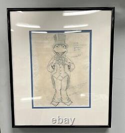 Kermit The Frog One Of A Kind Drawing JIm Henson Studios