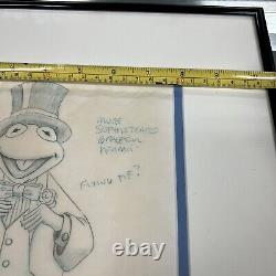 Kermit The Frog One Of A Kind Drawing JIm Henson Studios