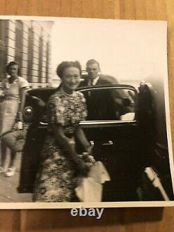 King Edward VIII & Wallis Simpson One of a Kind Candid Photo 30s Abdication