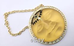 Kirks Folly Seaview Moon All Seeing Eye One of a Kind Ornament (Goldtone) #58