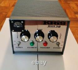 Kris Mach 3 B Chrome Face Linear Power Amplifier ONE OF A KIND COLLECTIBLE
