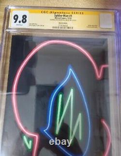 Kyle Willis Original Signed Neon Sketch Spider-man 1/1 One Of A Kind Signature