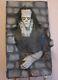 Large Frankenstein Latex Wall Display, 1970s, One Of A Kind And Amazing