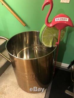 LARGE Smirnoff Moscow Mule Copper Mug & Mixing Stick WithLime, One Of A Kind Item