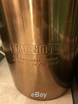 LARGE Smirnoff Moscow Mule Copper Mug & Mixing Stick WithLime, One Of A Kind Item