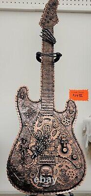 LAST CALL SALE One of a Kind Gothic Steampunk Electric Guitar Hand Made