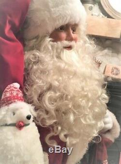 LIFE SIZE Santa one of a kind in traditional outfit by Karen Vander Logt