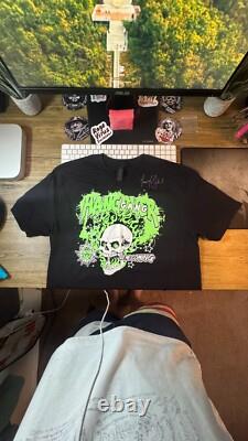 LIMITED EDITION Tom MacDonald Autographed Skull Tee L (One of a kind)