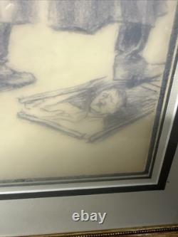 LOUIS RAEMAEKER GENUINE PROPAGANDA CHARCOAL CARTOON RARE One Of A Kind