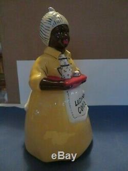 LUZIANNE COFFEE Mammy Cookie Jar Hand Crafted made in USA ONE OF A KIND