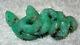 L@@k One Of A Kind Chrysoprase Carved Double Snake Pendant 74.5ctw