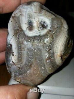 Lake Superior Agate WILD LOOKING (The Scream)13.1 oz one of a kind Laker! VIEW
