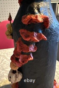 Large 21 Paper Mache Halloween Figure Candy Corn Head Shape 2006 One Of A Kind