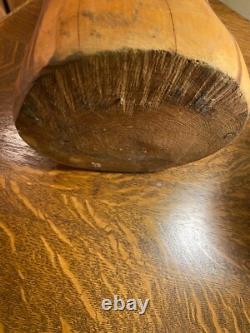 Large Carved Solid Wood Coca-Cola Soda Bottle Logo 29 Coke One of a kind Nice