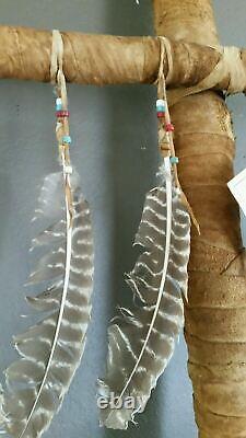 Large Native American Custom One of a Kind Cross Dream Catcher Piece 6 Foot Tall