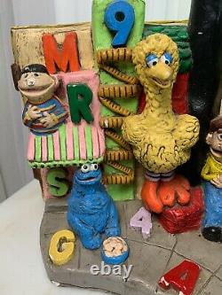 Large Vintage Sesame Street Lamp. One of a Kind, from the 70's