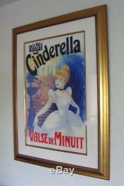 Le Bal Royal CINDERELLA ORIGINAL DISNEY PAINTING FOR POSTER ONE OF A KIND