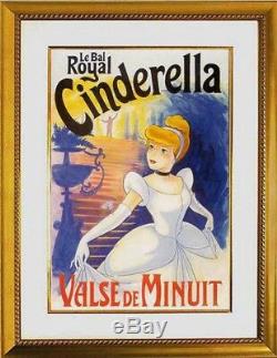Le Bal Royal CINDERELLA ORIGINAL DISNEY PAINTING FOR POSTER ONE OF A KIND