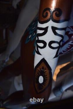 Life Size 71x22x8in Vintage Female(African)Hand Painted, One of a Kind Mannequin