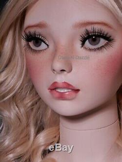 Life Size BJD Doll Mannequin Glass eyes One of a Kind