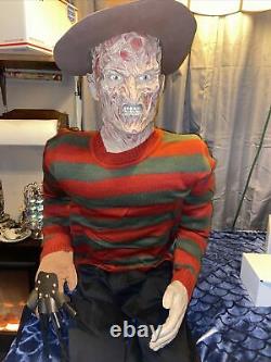 Life Size Freddy Krueger Horror Doll mannequin ONE of KIND LOOK! Awesome Sitting