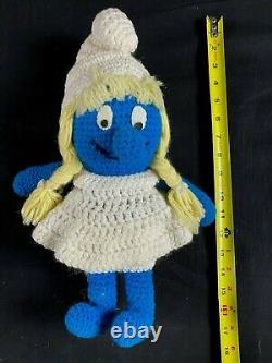 Limited Edition/one Of A Kind Never Release Vanity Smurfette Hand Made