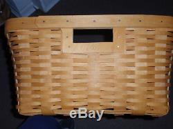 Longaberger EXTREMELY RARE 2002 X-LG STORAGE SOLUTIONS BASKET One of A KIND