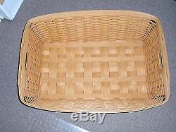 Longaberger EXTREMELY RARE 2002 X-LG STORAGE SOLUTIONS BASKET One of A KIND