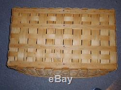 Longaberger EXTREMELY RARE 2002 X-LG STORAGE SOLUTIONS BASKET One of A KIND